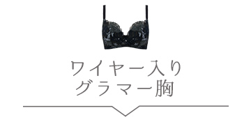 ランジェリーグラマー向け(ワイヤー入り)