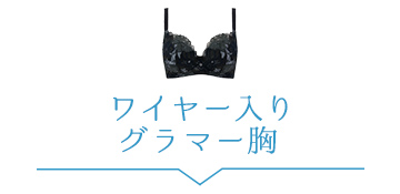 ランジェリーグラマー向け(ワイヤー入り)