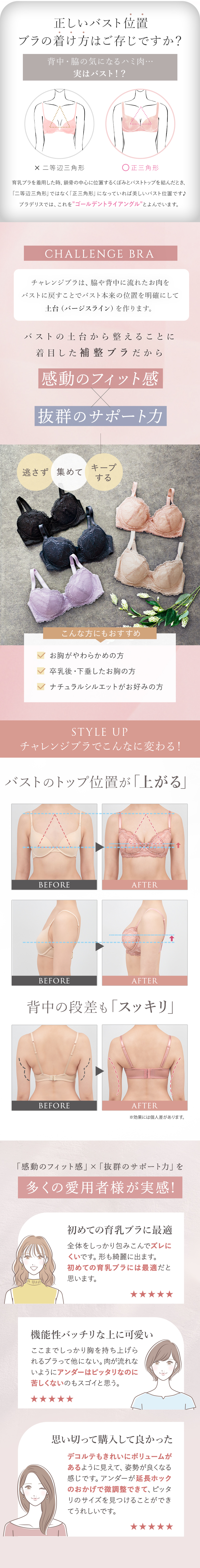 正しいバスト位置ブラのつけ方はご存じですか