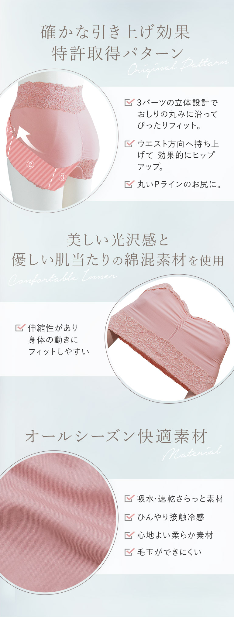 確かな引き上げ効果！特許取得パターン