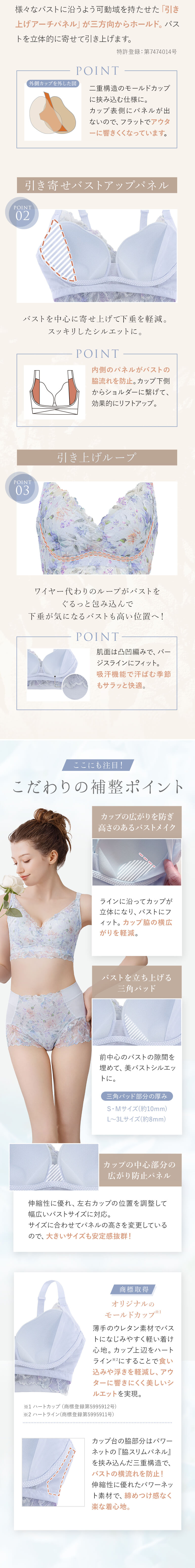 こだわりの補整ポイント