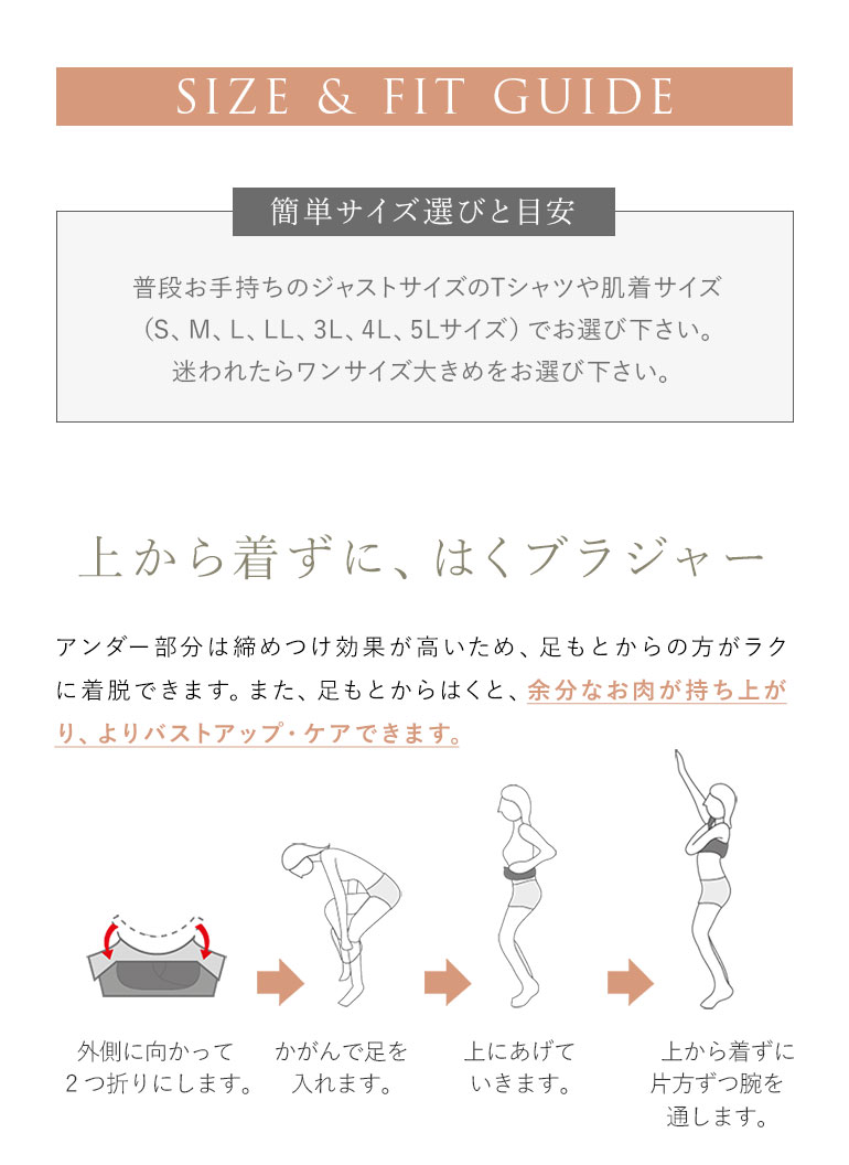 サイズ＆フィットガイド