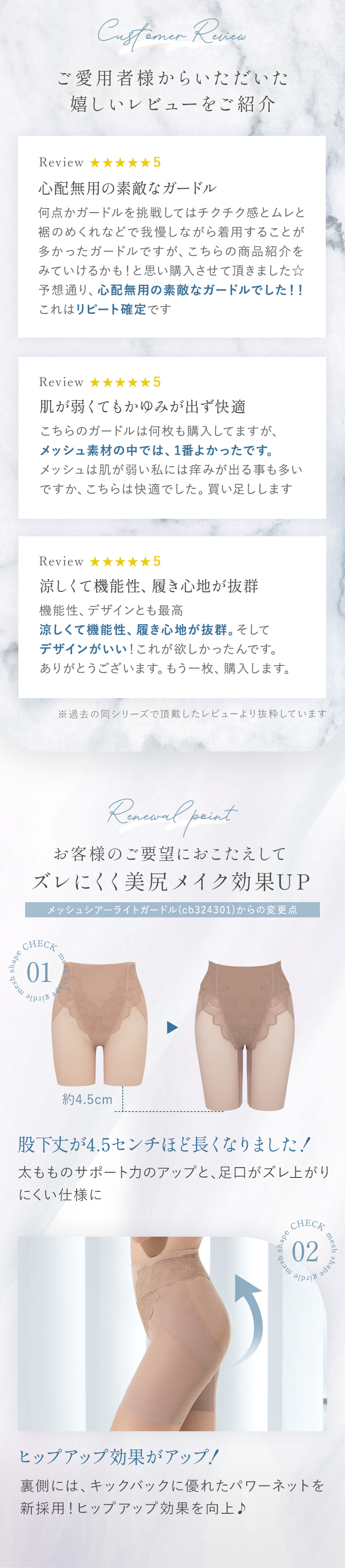 はくだけでボディラインをすっきり整えてくれる！