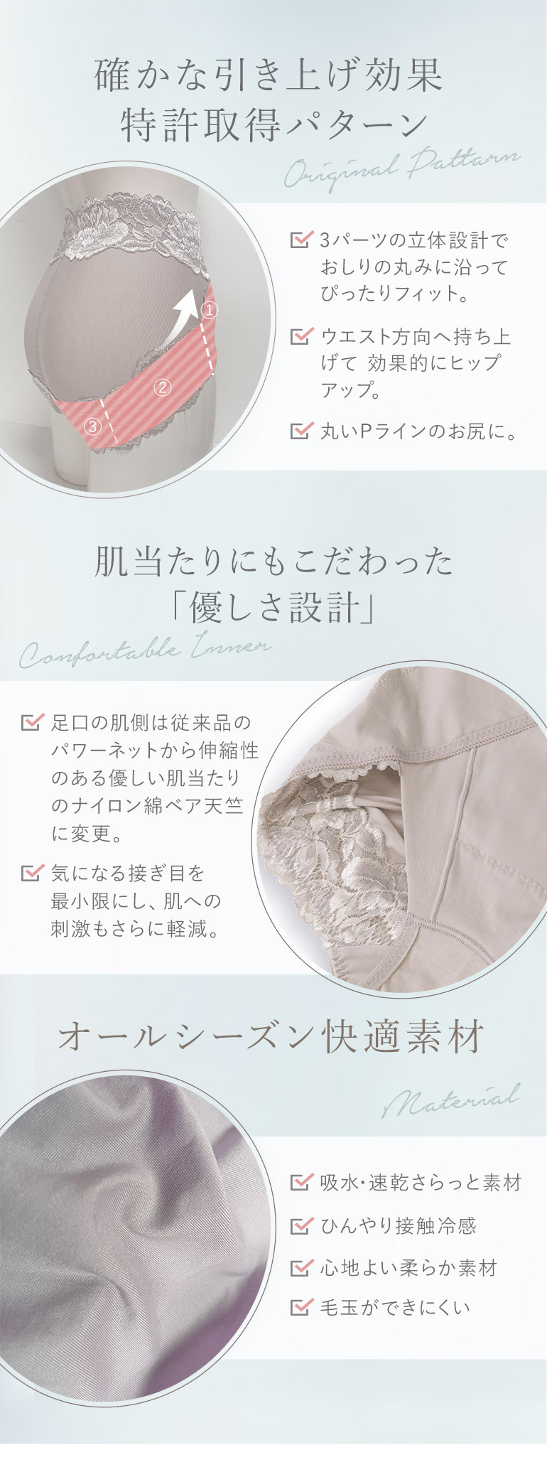 確かな引き上げ効果！特許取得パターン