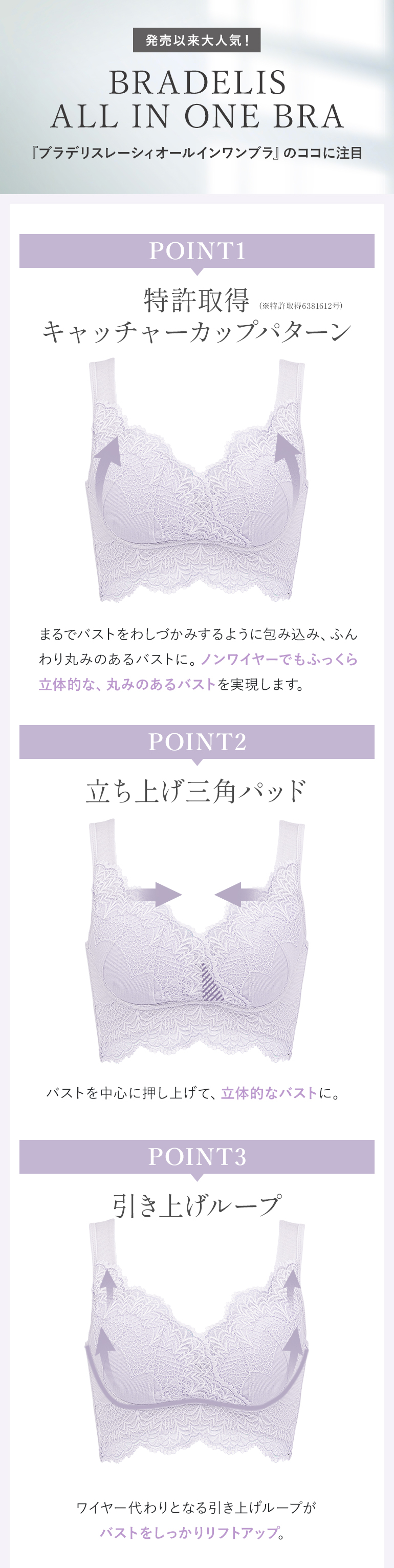 オールインワンブラおすすめ使用シーン