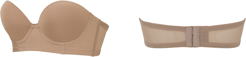 ブラデリス モールドカップストラップレスブラ