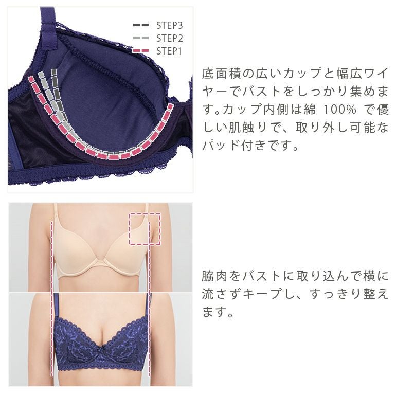 ブラデリス ウェンディステップ1ブラ22A3 | ブラデリスニューヨーク
