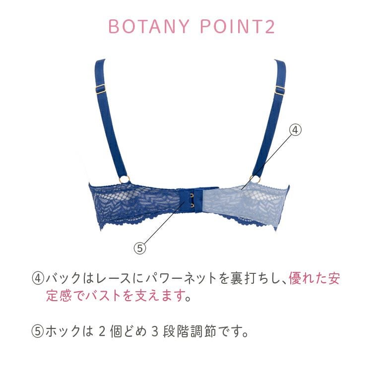 ブラデリスニューヨークゴールドレーベル Botany Wire Bra