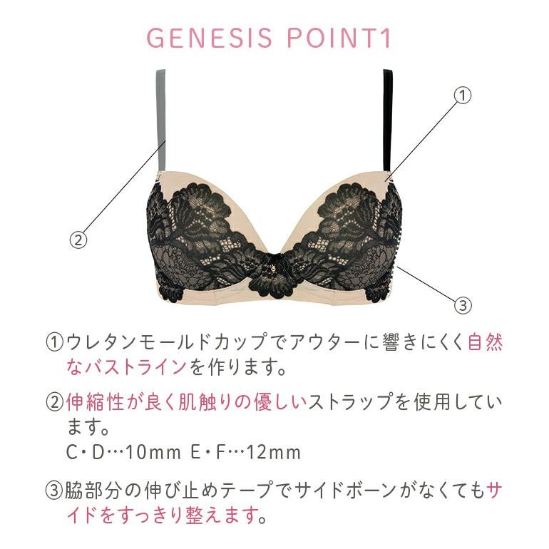 ブラデリスニューヨーク ゴールドレーベル Genesis Wire Bra