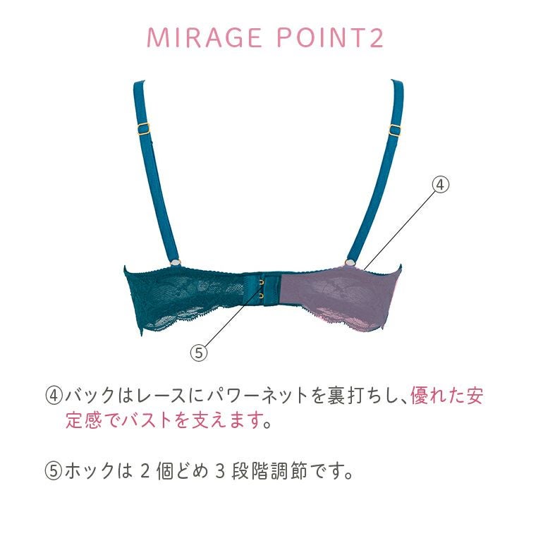 ブラデリスニューヨーク ゴールドレーベル Mirage Wire Bra