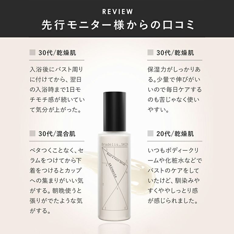 スキナビオ バスト&フェイスセラム 145ml | ブラデリスニューヨーク