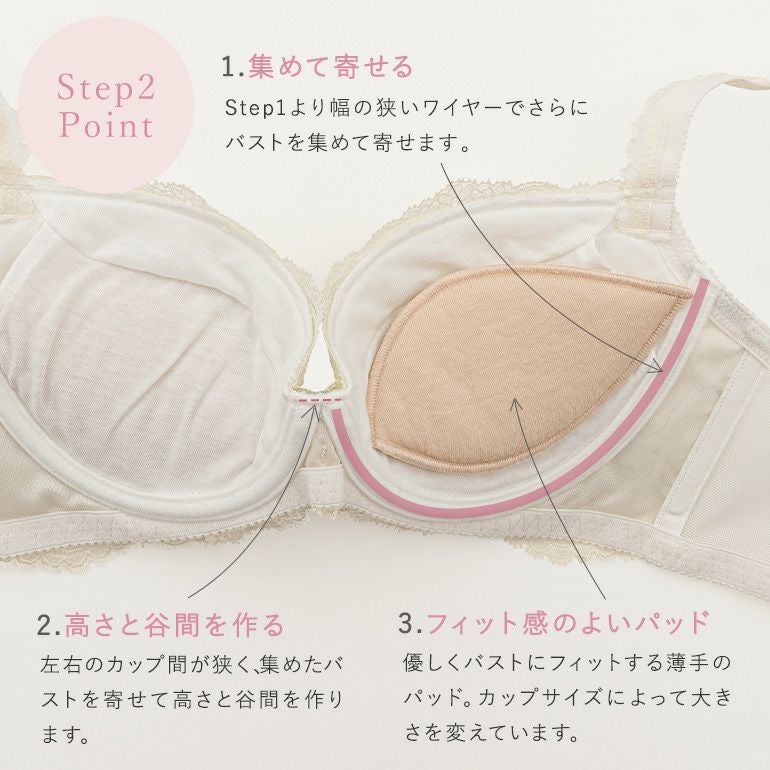 ブラデリス ローズステップ2ブラ24A1 | ブラデリスニューヨーク【公式