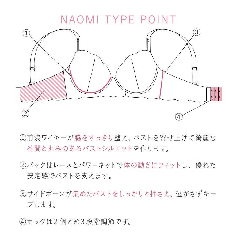 ブラデリス ナオミステップ2ブラ24A2 | ブラデリスニューヨーク【公式