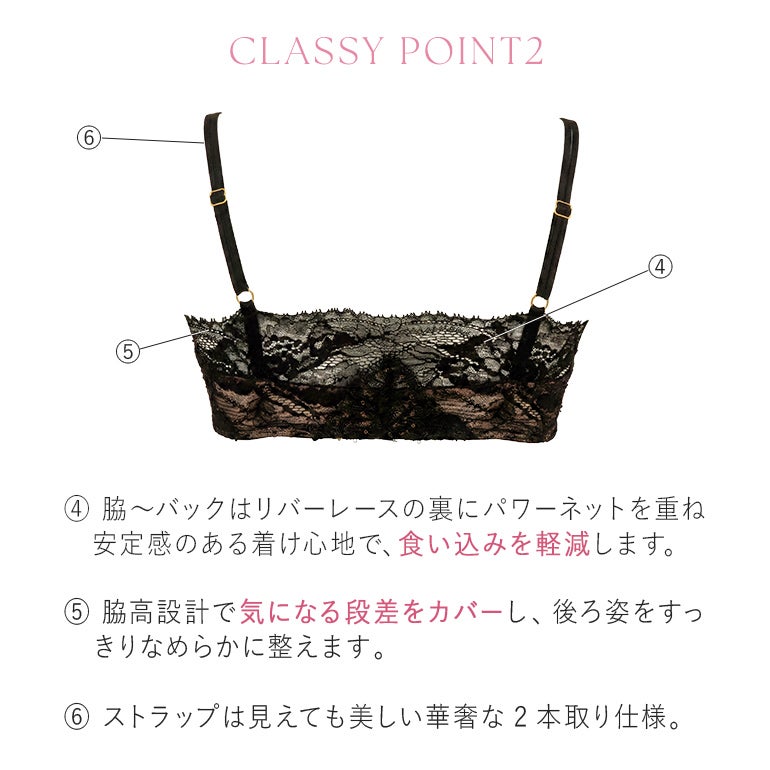 BRADELIS Classy Wire Bra | ブラデリスニューヨーク【公式通販】育乳