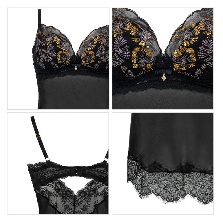 BRADELIS シルク　キャミ＆パンツセット L 新品 BRADELIS Spark Bra Slip | ブラデリスニューヨーク【公式通販】育乳