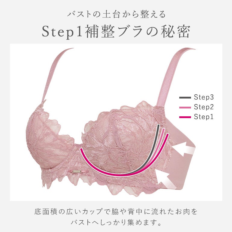 【jutappi】新品 タグ付きブラデリス STEP1 2枚 65B ブラデリス ジャスミンソフトステップ1ブラ26A1 | ブラデリス